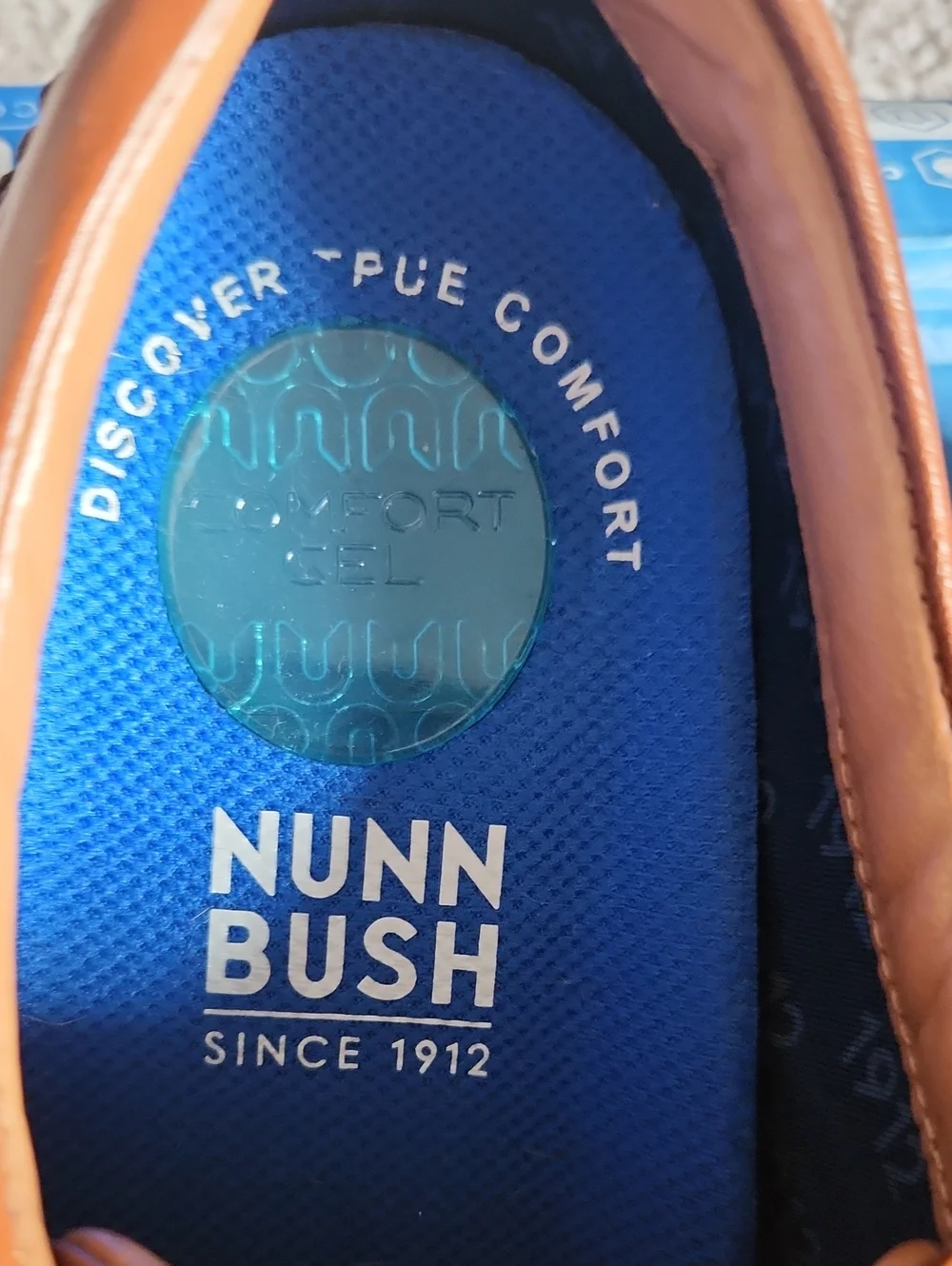 Nunn Bush Brown Leather Derby Shoes